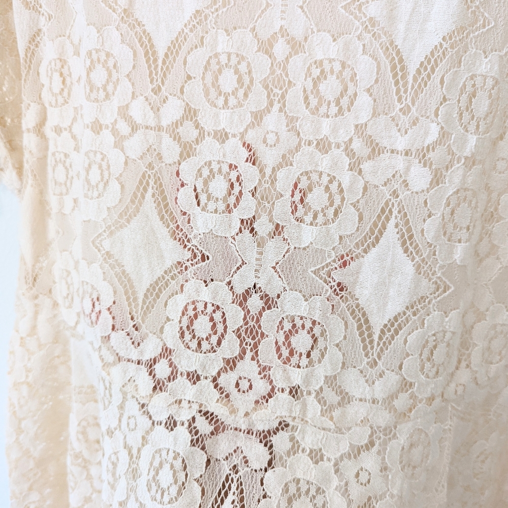 FREE PEOPLE Walking to the Sun Lace Dress 6 - Picture 4 of 5